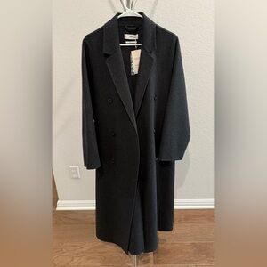 Mango Gray Wool Handmade Trench Coat